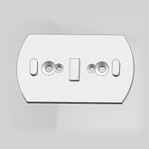 Roller Blind Bracket Adapter Plates Big, Spacing 49mm Mounting Plates for Electric Blind Motor