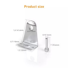 Vertical Blind Repair Clips (4 PCS/Pack), Transparent Hanger Clips for Vertical Blind Slats Replacement, Fantasy Curtain Accessories