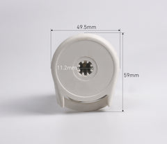 Roller Blinds Replacement Parts Kit for 1.5"(38mm) Tube, Roller Shade Fitting with R8 Clutch, Metal Bracket and Pin Plug