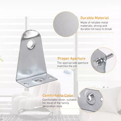 Vertical Blind Repair Clips (4 PCS/Pack), Transparent Hanger Clips for Vertical Blind Slats Replacement, Fantasy Curtain Accessories