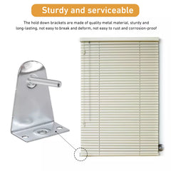 Vertical Blind Repair Clips (4 PCS/Pack), Transparent Hanger Clips for Vertical Blind Slats Replacement, Fantasy Curtain Accessories