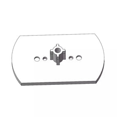 Roller Blind Bracket Adapter Plates Big, Spacing 49mm Mounting Plates for Electric Blind Motor