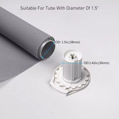 Skyline SL20 Roller Shade Clutch for 1 1/2" (38mm) Tube with Metal Bracket Long Service Life, Heavy Duty, Max Load 20 LBs,Work With Projector Screen, Roller Blinds and Zebra Blind