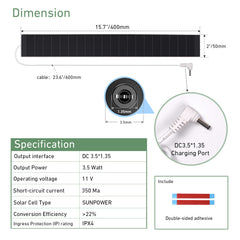 8.4V blinds solar panle DC35135