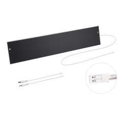 12V/6W Solar Panel for Electric Roller Shutters,Pergola Screen,Motorized Blinds, LED, Ring Camera. Max 16.8V Solar Charger, JST, DC5.5*2.1, DC3.5*1.35 Port
