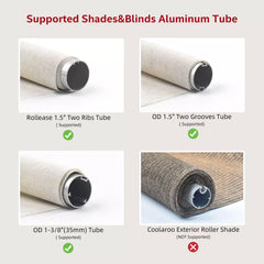 Replaces Louvolite R1710, R-1710 Tubular motor for Roller Blinds, Zebra Blinds, Roman Blinds, Replacement Motor, or DIY Motorized Rollershade