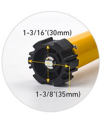 37mm - 43mm Tubular Motor Drive Crown For AM25 Motor
