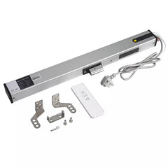 Electric Skylight Actuator - Automatic Window Opener with RF Remote, 110-240V Hard-Wired, 16" Adjustable Stroke for Awning, Hopper, and Attic Vents (600N/130lbs Thrust)