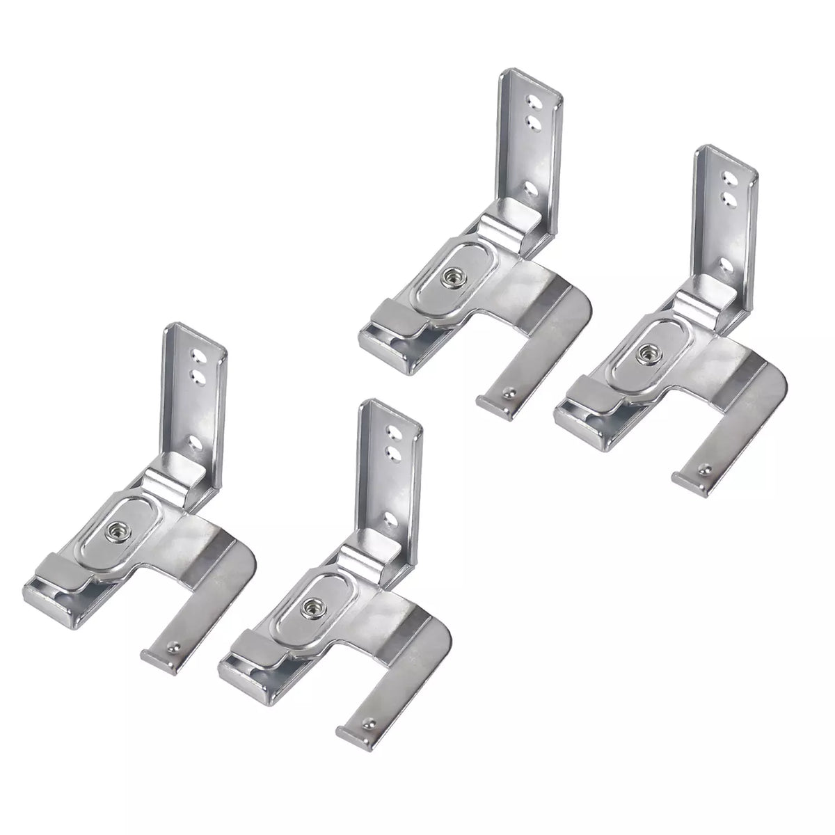 Metal Swivel Bracket  Swivel Fitting Brackets High Profile Swivel Mounting Bracket for 50mm Wall&Ceiling  Venetian Blinds（4 PCS per package）