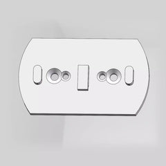 Roller Blind Bracket Adapter Plates Big, Spacing 49mm Mounting Plates for Electric Blind Motor