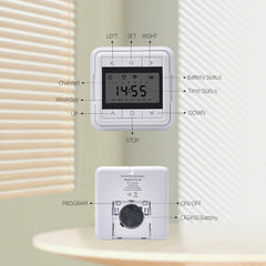 AC151-06 Timer 6 Channels 433M Remote Control For Motorized Shade/Blinds/Shutter.
