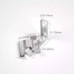 Metal Swivel Bracket  Swivel Fitting Brackets High Profile Swivel Mounting Bracket for 50mm Wall&Ceiling  Venetian Blinds（4 PCS per package）