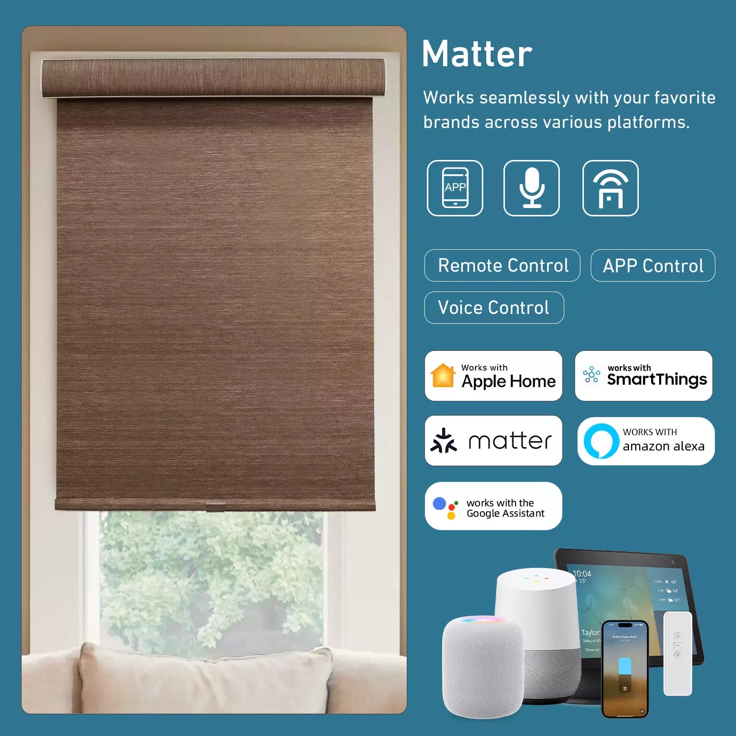 smart blinds homekit for Smart Motorized Roller Blinds DIY Roller shade Motor