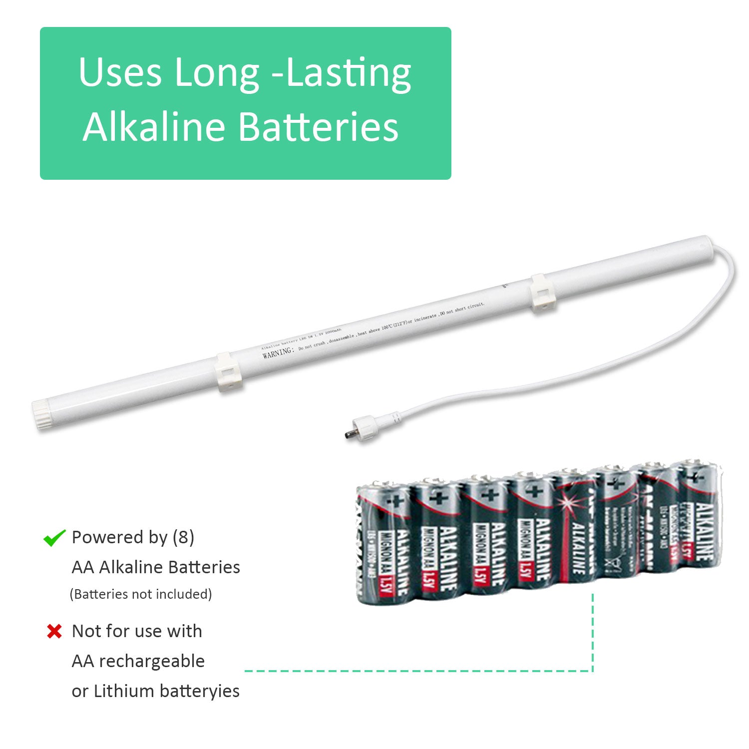 Somfy 12V DC Battery Tube
