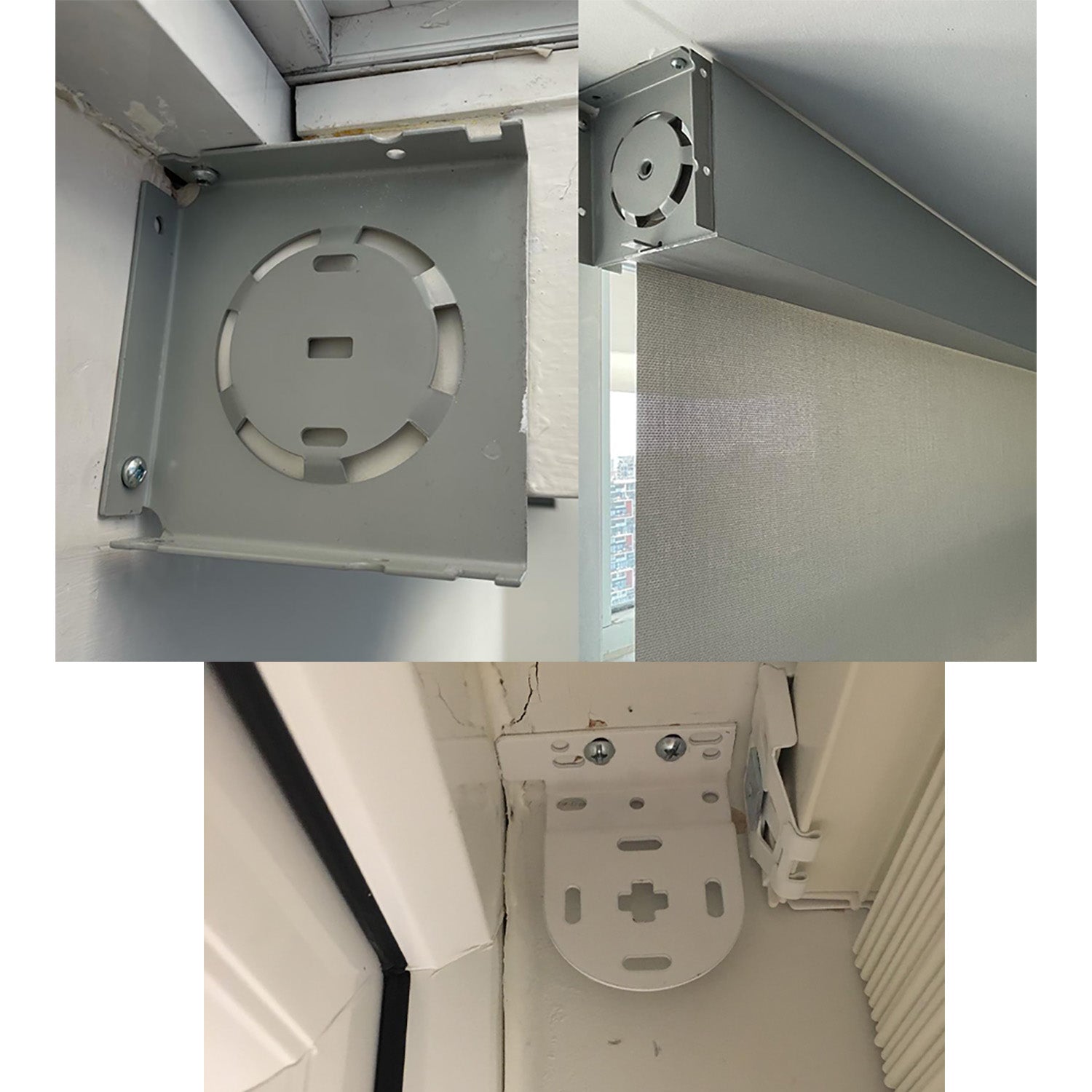 Roller Blind Bracket Adapter Plate, Mounting Plates for Electric Blind Motor.