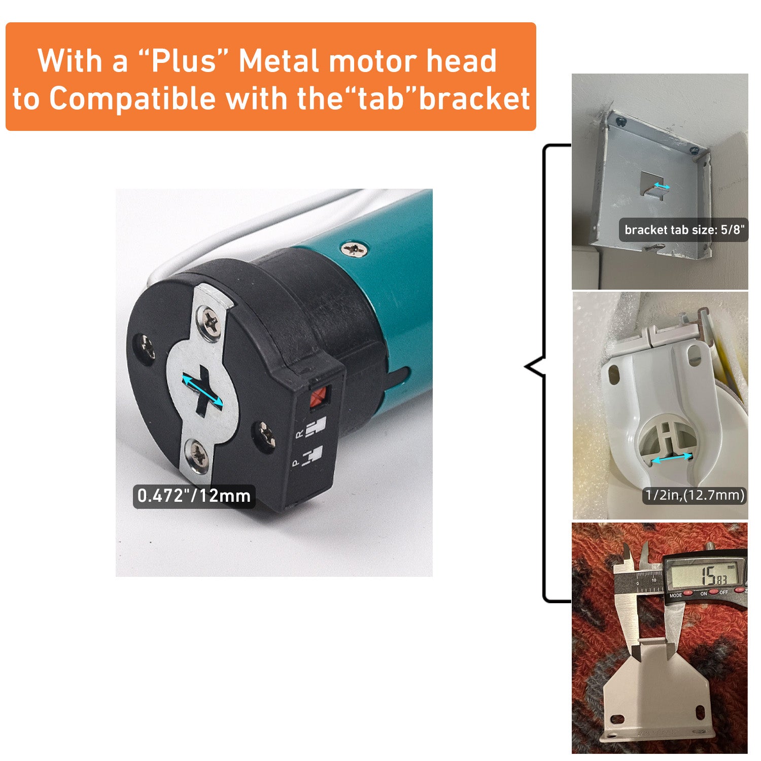 Rollerhouses ERB35 | 2"(50mm) Rechargeable Roller Shade Motor Kit,Remote control.