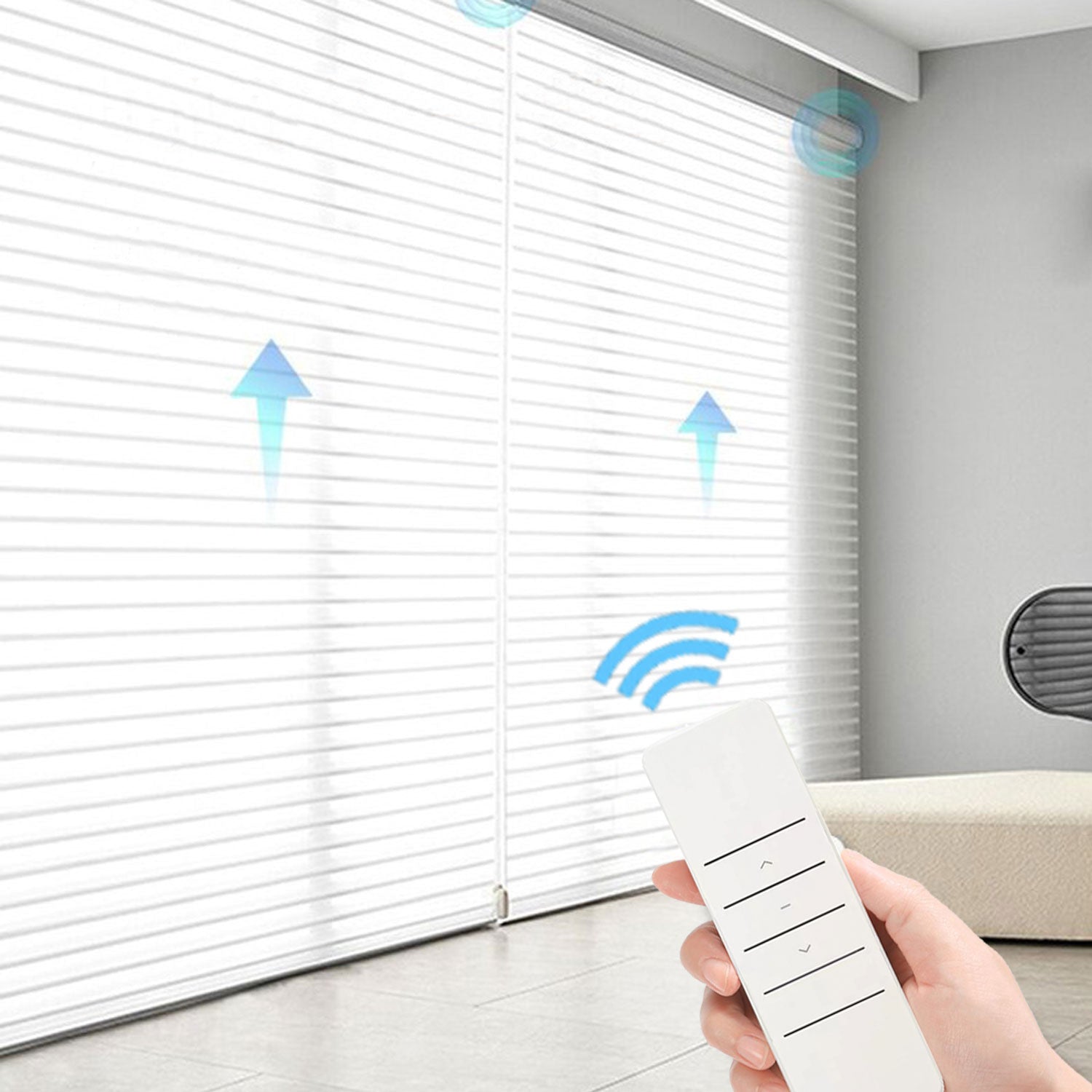 Rechargeable Roller Shades Motor Kit Wireless RF Controller.