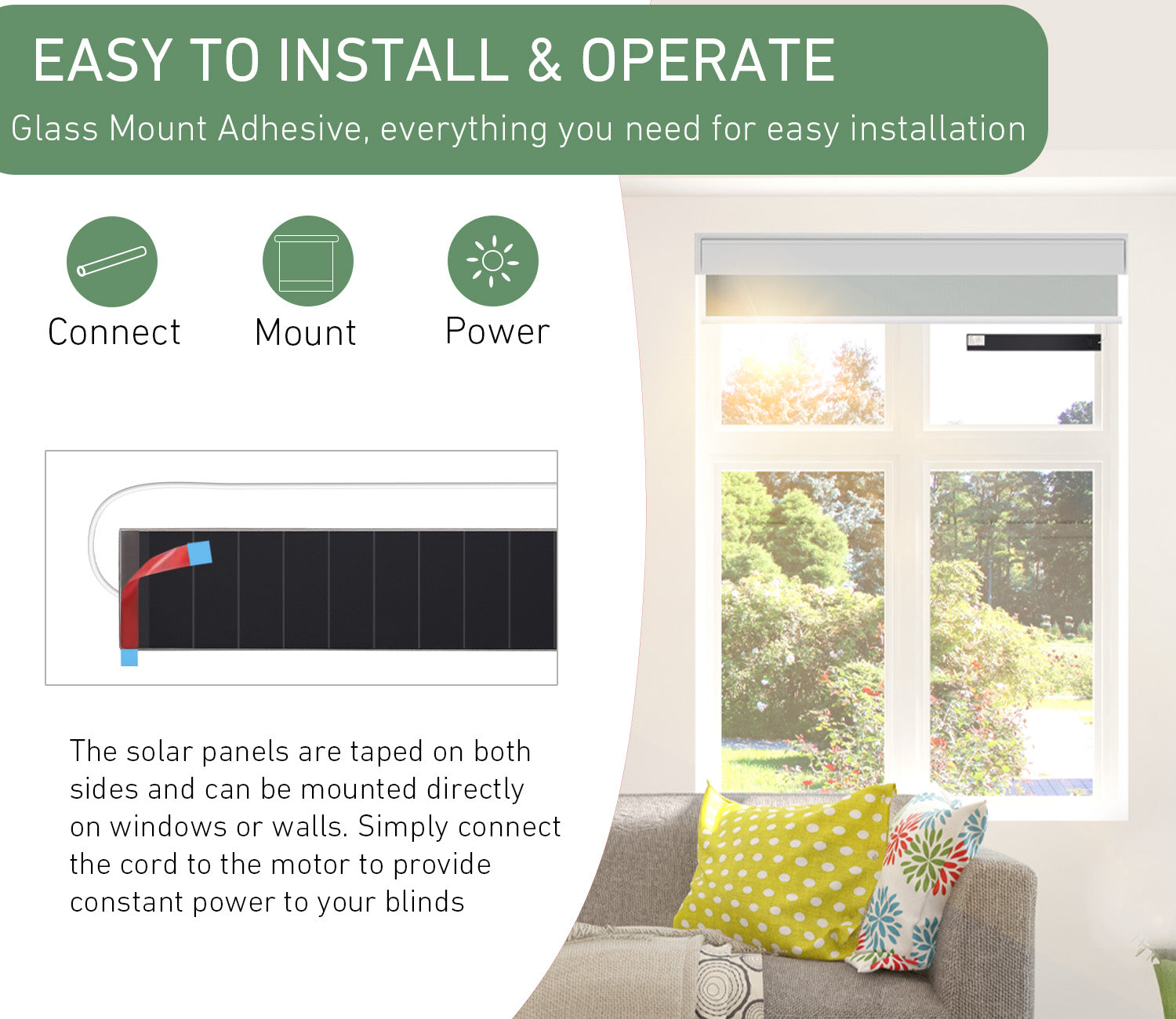 8.4V blinds solar panle DC35135