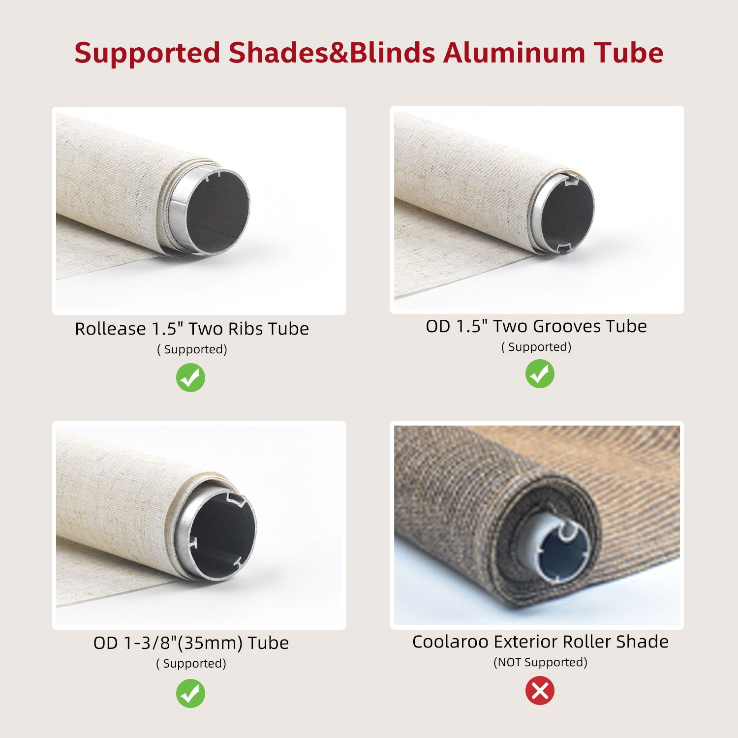 35mm Shade Tube