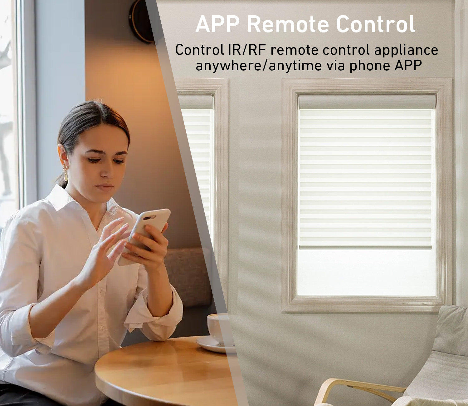 Rollerhouses Smart WiFi IR/RF Remote Control Hub for Smart Home Automation - IR/RF Bridge Wifi.